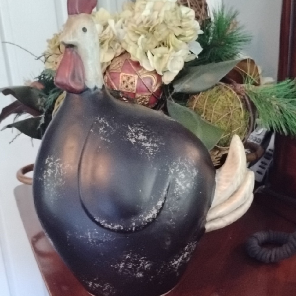 Target Black and Cream Rooster Decor